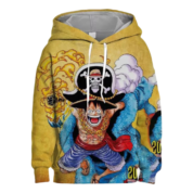 Anime One Piece Monkey D. Luffy Long Sleeve 3D Printed Hoodie