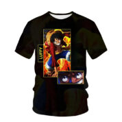 Anime One Piece Monkey D. Luffy 3D Printed T-shirt For Men