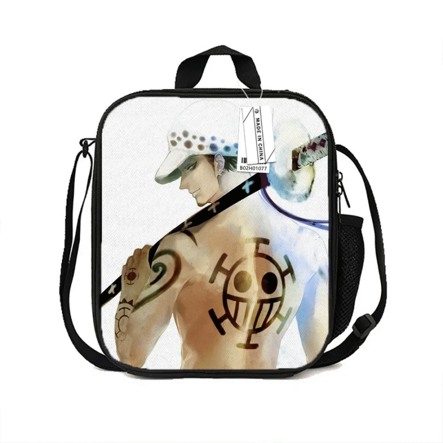 Anime One Piece Trafalgar D. Water Law Lunch Bag Anime One Piece Trafalgar D. Water Law Lunch Bag