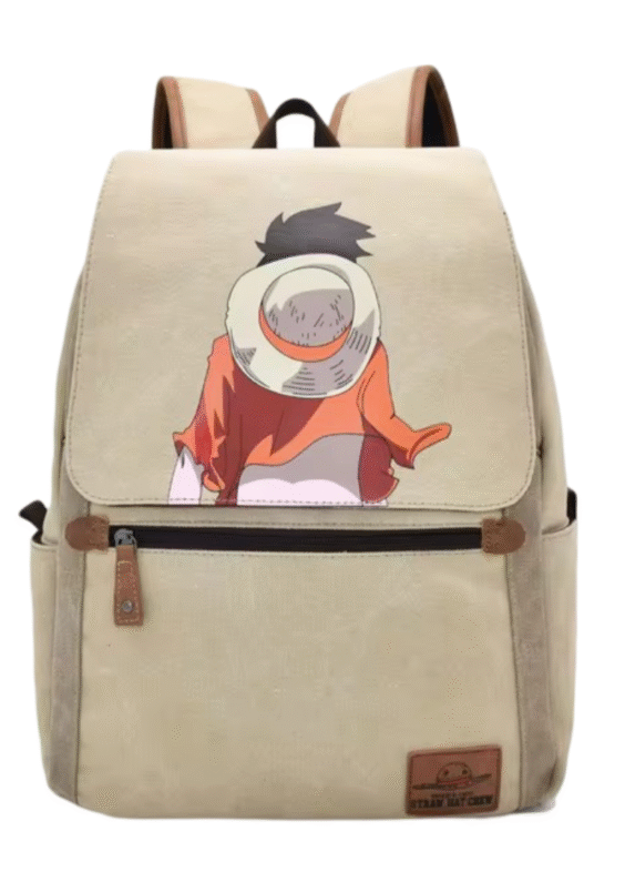 One Piece Anime Monkey D. Luffy Student Backpack