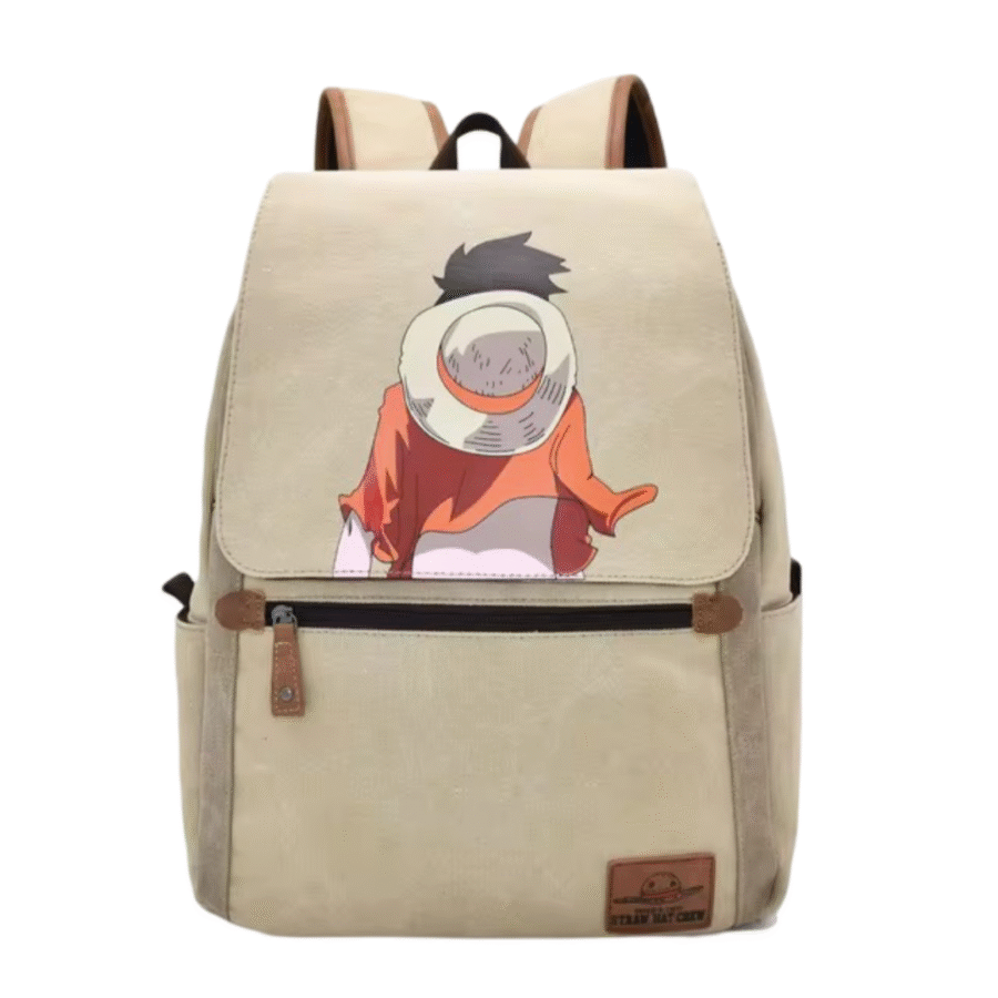 One Piece Anime Monkey D. Luffy Student Backpack One Piece Anime Monkey D. Luffy Student Backpack