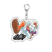 Anime One Piece Gear 5 Luffy Keychain