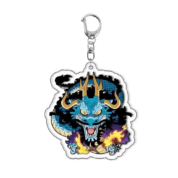 Anime One Piece Kaido Keychain