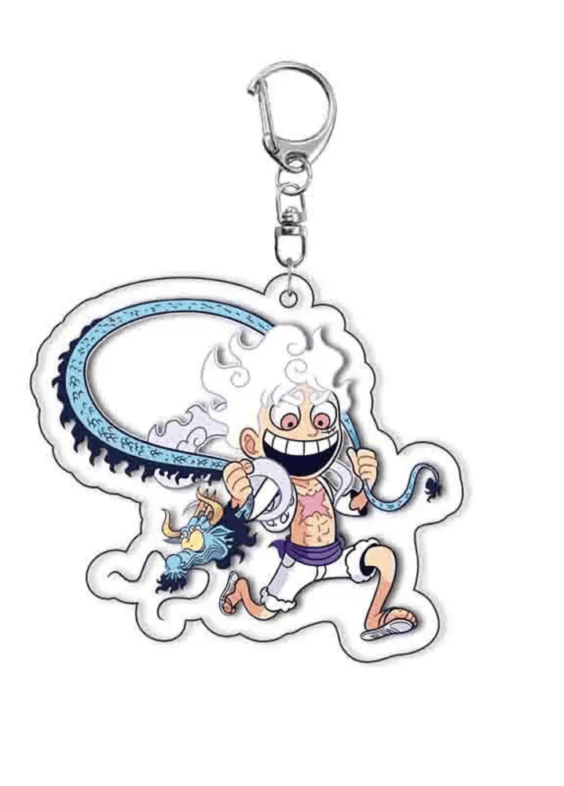 One Piece Gear 5 Monkey D. Luffy Anime Keychain