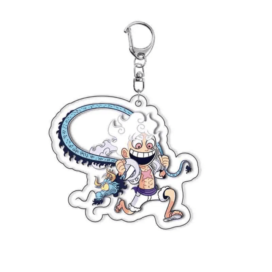 One Piece Gear 5 Monkey D. Luffy Anime Keychain