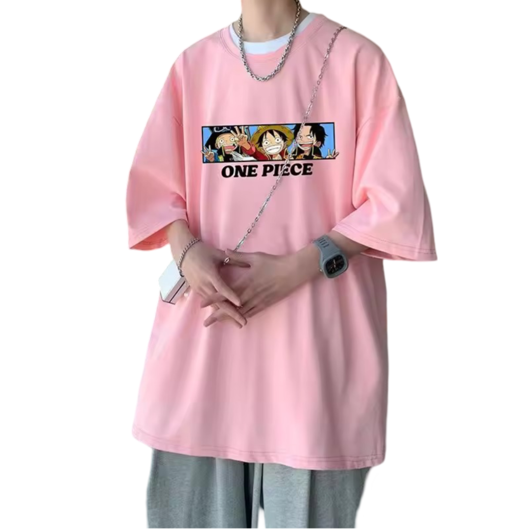 Anime One Piece Casual T-shirt Anime One Piece Casual T-shirt