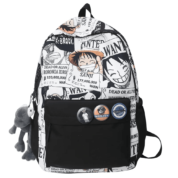 One Piece Anime Monkey D. Luffy Printed Backpack