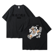 Anime One Piece Straw Hat Pirates Nika Gear 5 Monkey D. Luffy T-Shirt