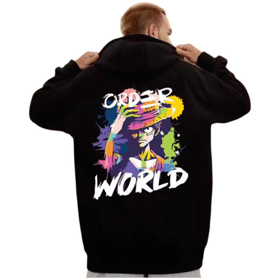 Anime One Piece Luffy Hoodie Anime One Piece Luffy Hoodie