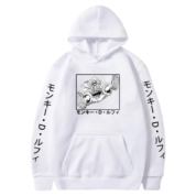 Anime One Piece Luffy Gear 5 Hoodie