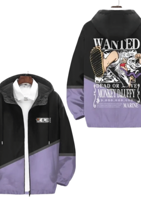 Anime One Piece Dead Or Alive Monkey D. Luffy Casual Sports Jacket