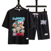 Anime One Piece Tony Tony Chopper T-Shirt And Shorts Set