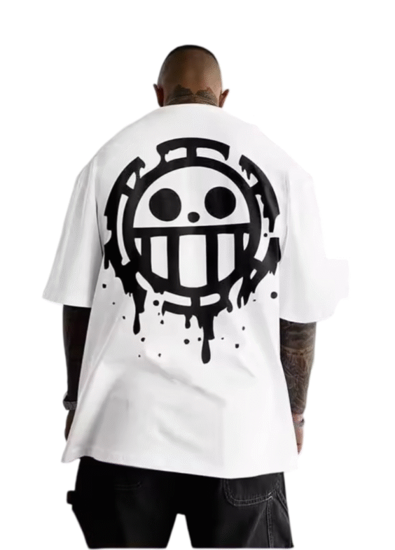 Anime One Piece Trafalgar D. Water Law Casual T-Shirt