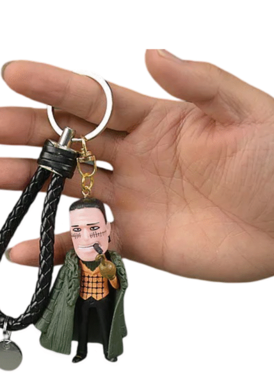 Anime One Piece Crocodile Keychain
