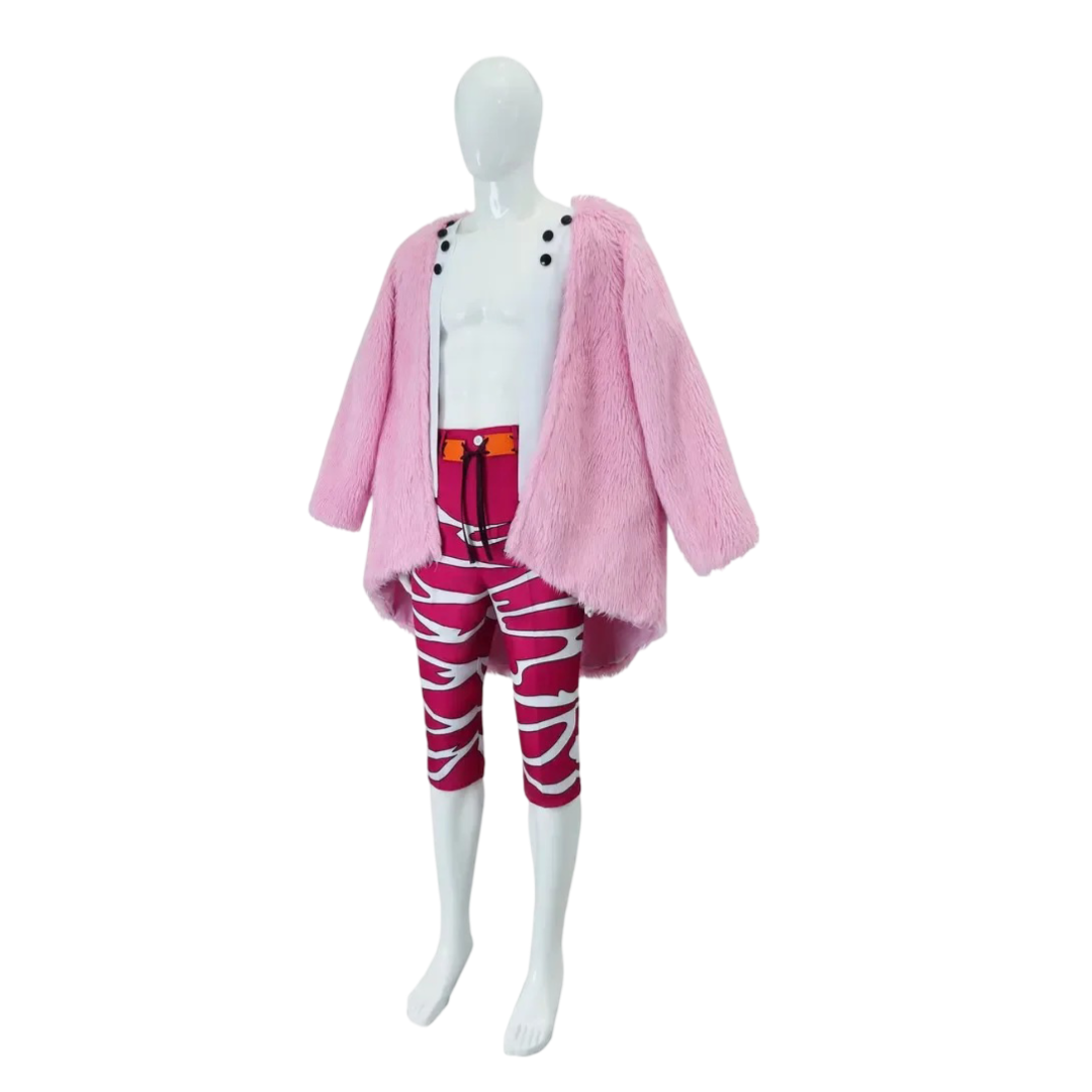 Anime Halloween One Piece Donquixote Doflamingo Cosplay Costume Anime Halloween One Piece Donquixote Doflamingo Cosplay Costume
