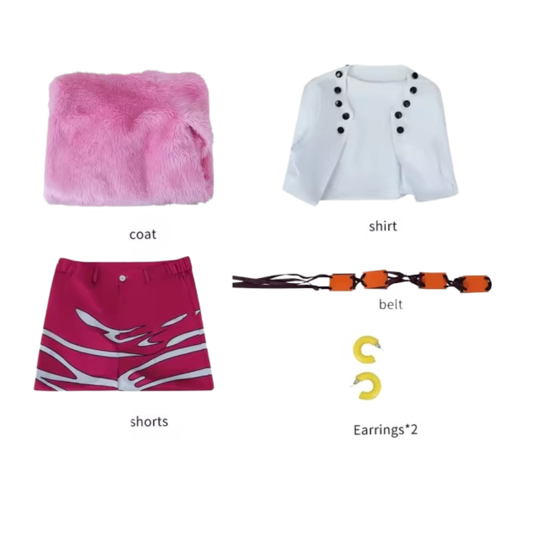 Anime Halloween One Piece Donquixote Doflamingo Cosplay Costume Anime Halloween One Piece Donquixote Doflamingo Cosplay Costume