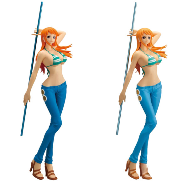 22cm Anime One Piece Nami Sorcery Clima-Tact Action Figure Toy