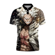 Anime One Piece Monkey D. Luffy Gear 5 3D Printed T-Shirt