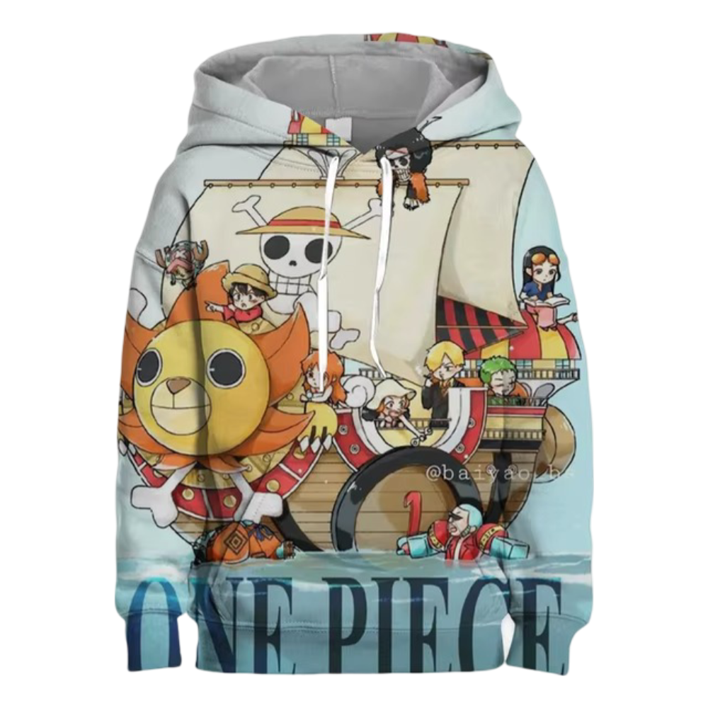One Piece Anime Character 3D Printed Long Sleeve Hoodie One Piece Anime Character 3D Printed Long Sleeve Hoodie