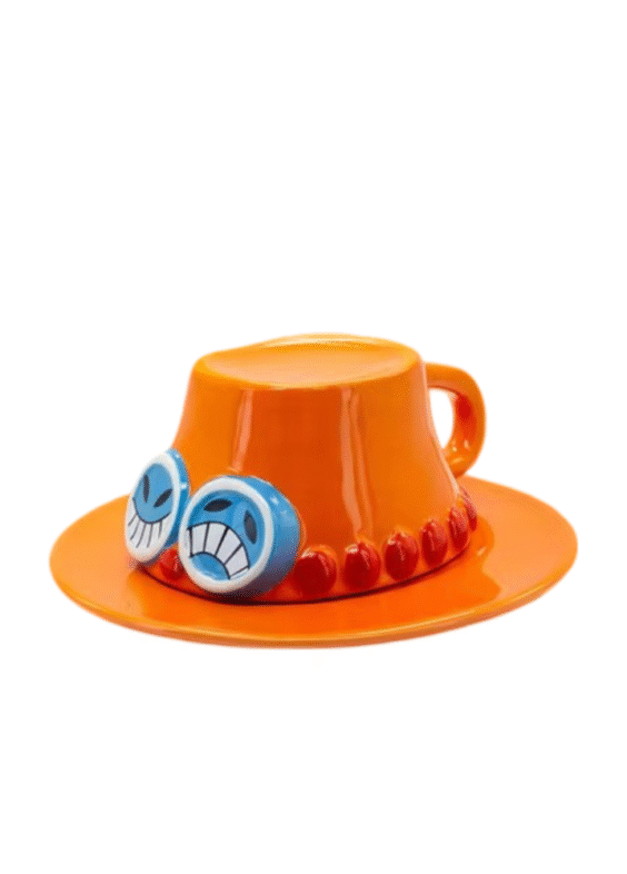Anime One Piece Portgas D. Ace Ceramic Cup Hat