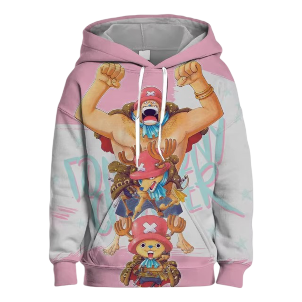 One Piece Anime Tony Tony Chopper 3D Printed Long Sleeve Hoodie One Piece Anime Tony Tony Chopper 3D Printed Long Sleeve Hoodie