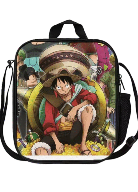 Anime Monkey D. Luffy Student Lunch Bag