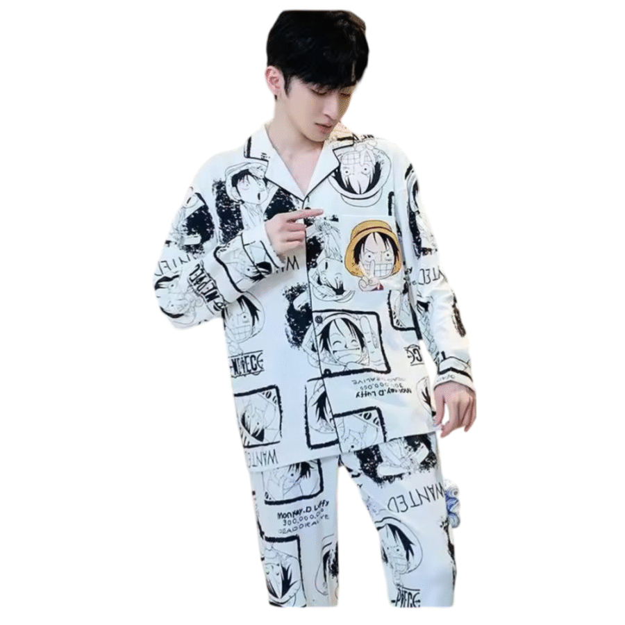 Anime One Piece Luffy Pajama Set Anime One Piece Luffy Pajama Set