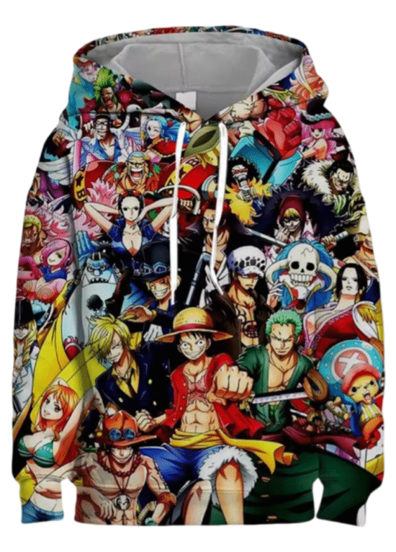 Anime One Piece Character Hoodie For Men
