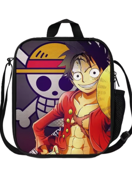 Anime One Piece Monkey D. Luffy And Straw Hat Pirates Lunch Bag