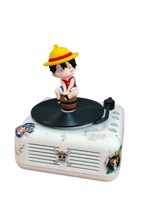 Anime One Piece Monkey D. Luffy Rotating Bluetooth Speaker