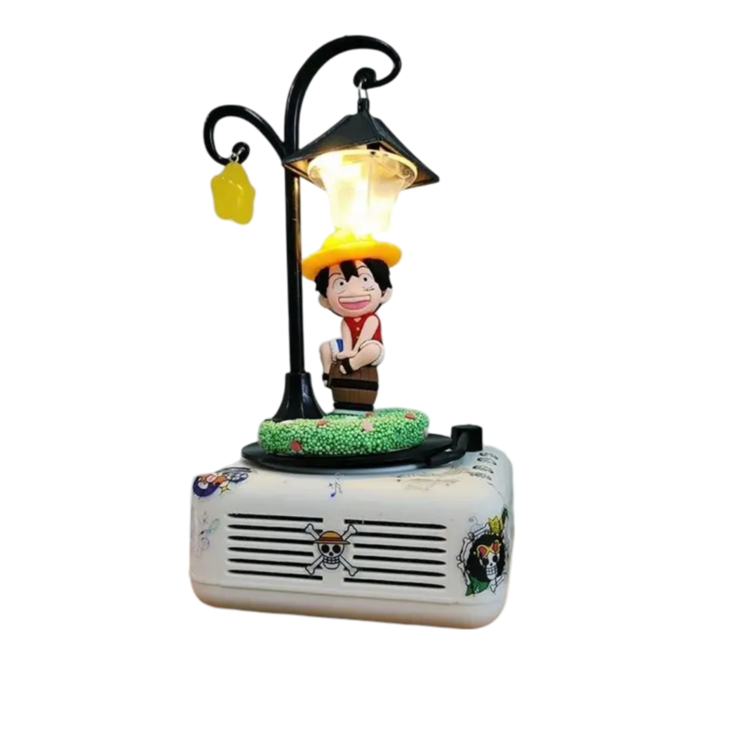 Anime One Piece Monkey D. Luffy Rotating Bluetooth Speaker