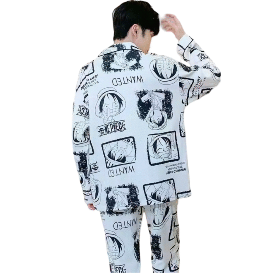 Anime One Piece Luffy Pajama Set Anime One Piece Luffy Pajama Set