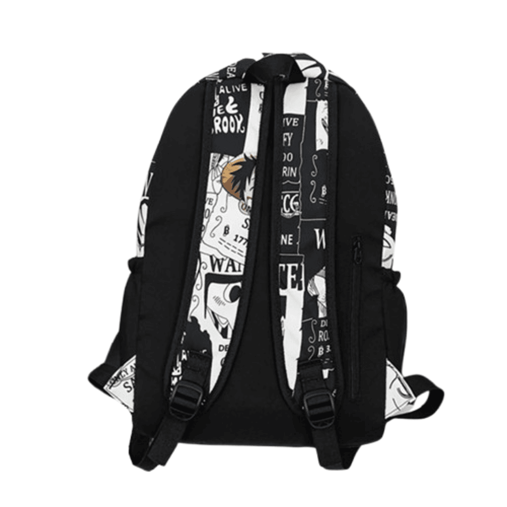 One Piece Anime Monkey D. Luffy Printed Backpack One Piece Anime Monkey D. Luffy Printed Backpack