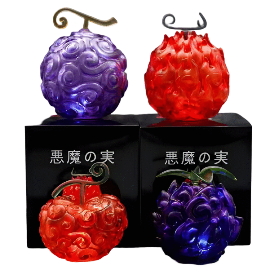 4Pcs/set Anime One Piece Devil Fruit Collectible Toy