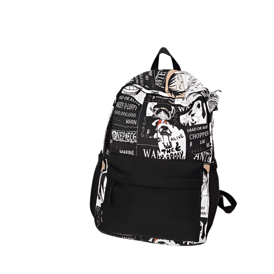 Anime One Piece Luffy Printed Student Backpack