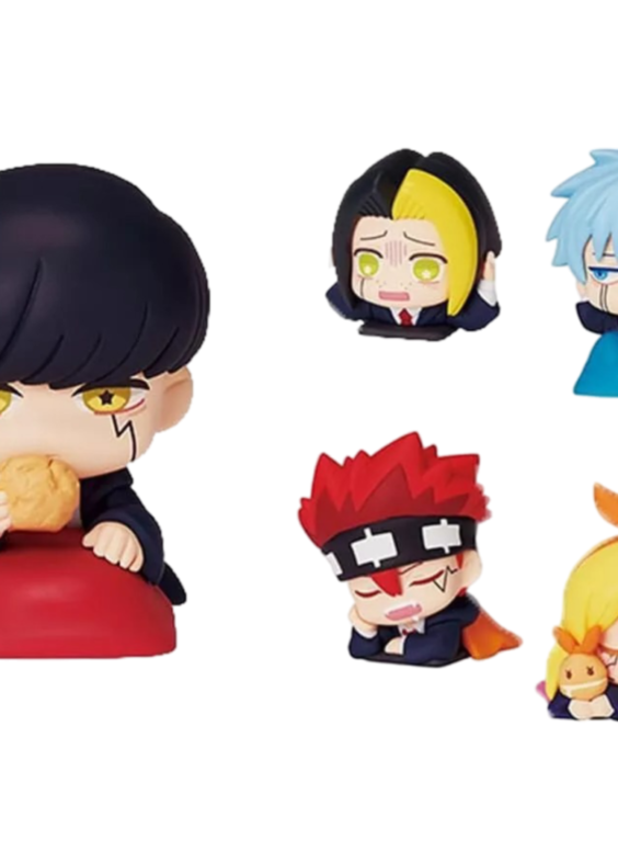 5Pcs/set Anime One Piece Magic And Muscles Sleep Twisted Egg Mashle Onemutan