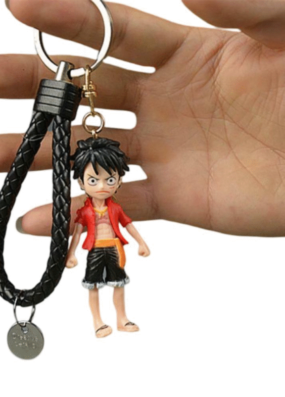 Anime Monkey D. Luffy Keychain
