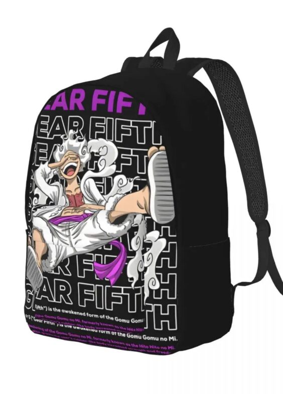 Anime One Piece Monkey D. Luffy Gear 5 Schoolbag