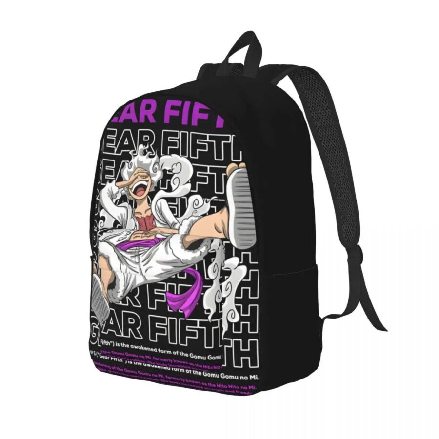 Anime One Piece Monkey D. Luffy Gear 5 Schoolbag