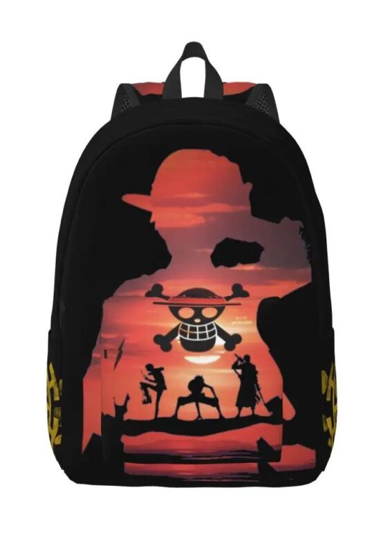 One Piece Anime Luffy Straw Hat Pirates Backpack