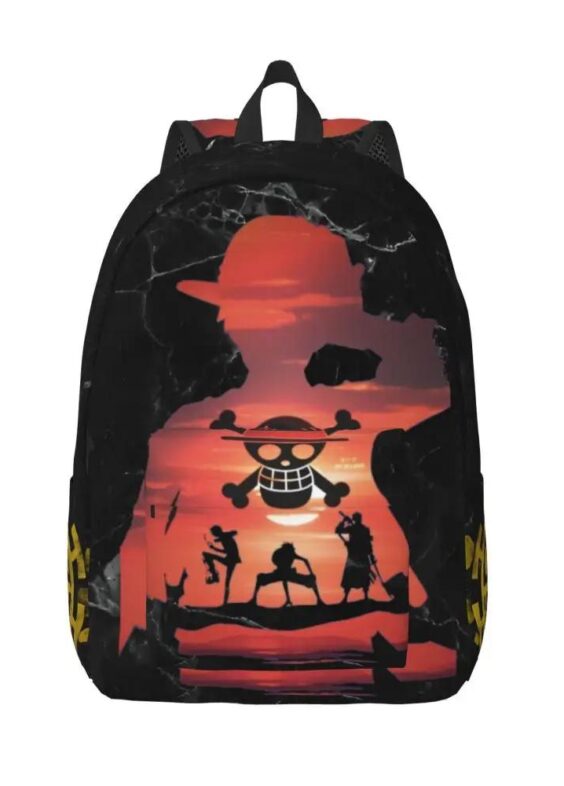 One Piece Anime Character Monkey D. Luffy Schoolbag