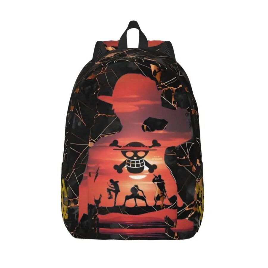 Anime One Piece Crew Silhouette Backpack Anime One Piece Crew Silhouette Backpack