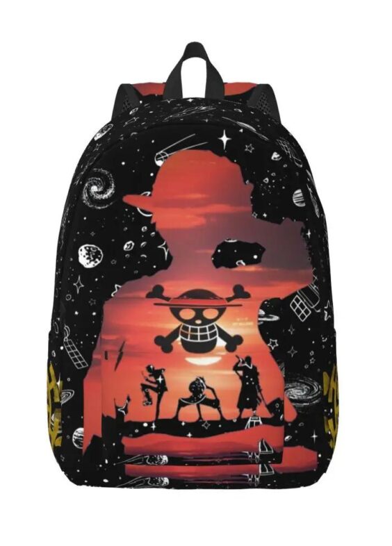 Anime One Piece Space Pattern Backpack