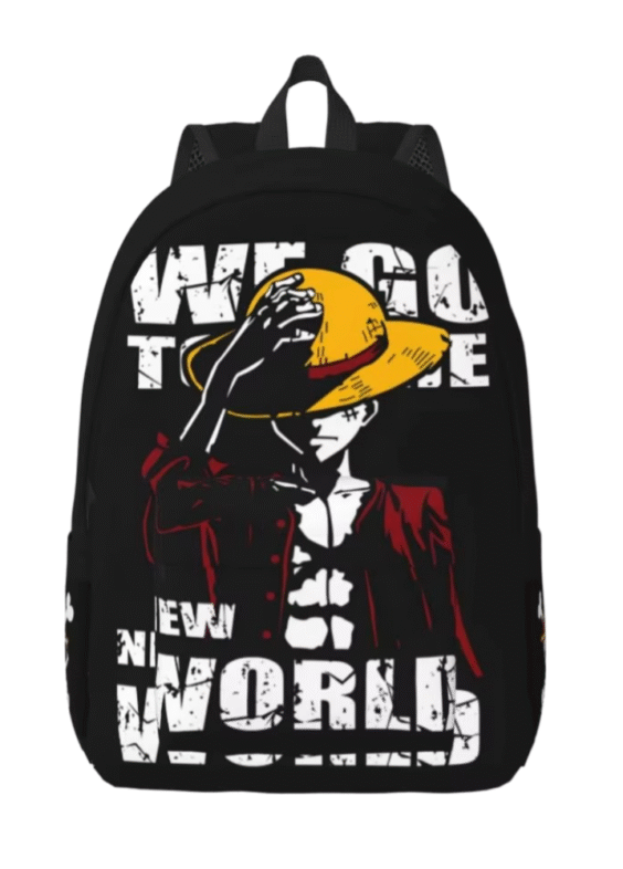 One Piece Monkey D. Luffy Anime Student Backpack