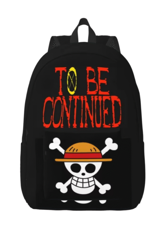 Anime One Piece To Be Continued Backpack