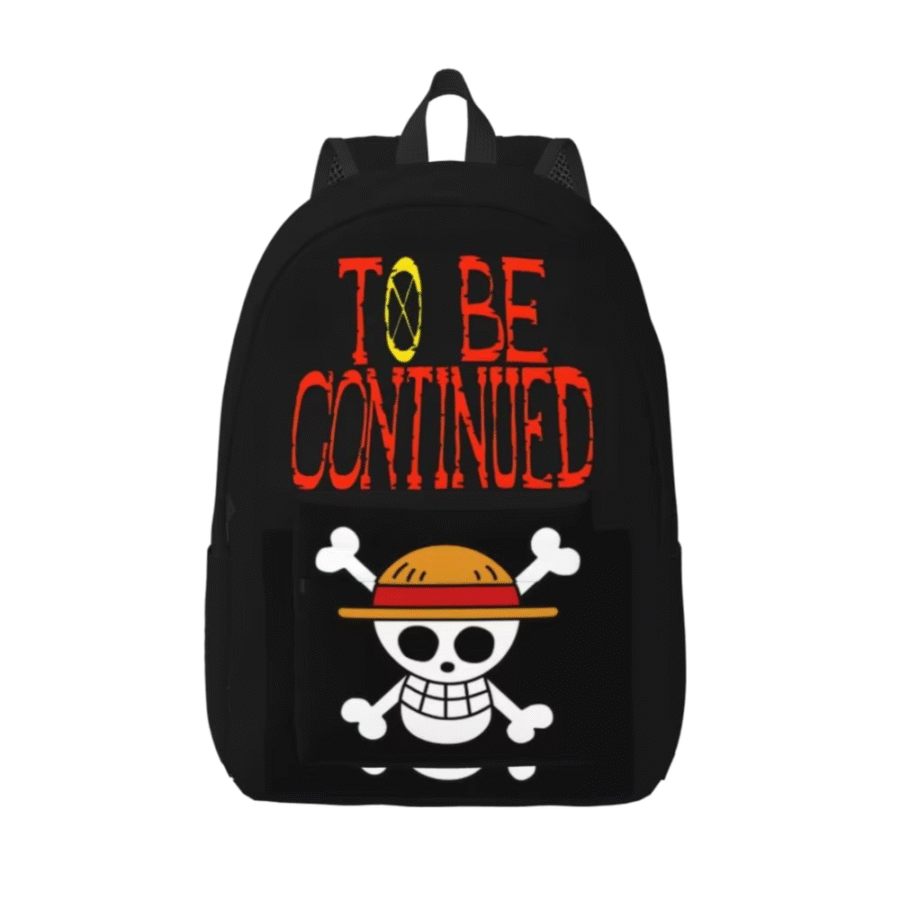 Anime One Piece To Be Continued Backpack Anime One Piece To Be Continued Backpack