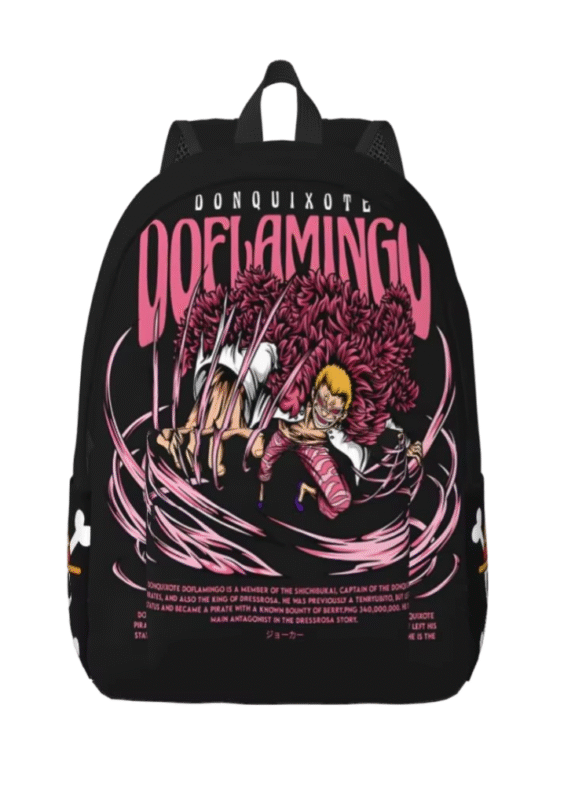 Anime One Piece Donquixote Doflamingo Backpack