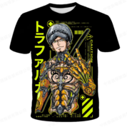 Anime One Piece Trafalgar D. Water Law Short Sleeve T-Shirt