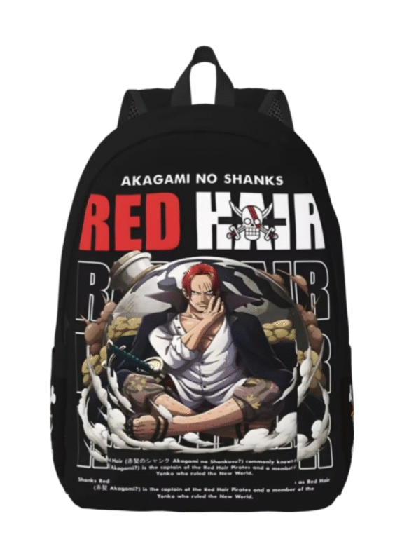 Anime One Piece Akagami No Shanks Backpack
