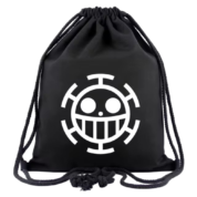 Anime One Piece Heart Pirates Drawstring Bag